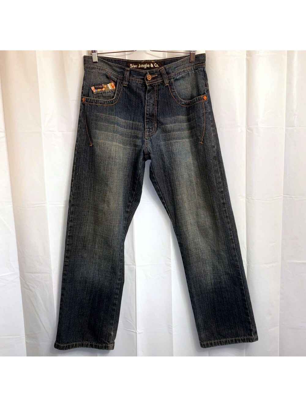 5ive Jungle & Co. Men's Straight Jeans Size 32 Blue 30" Inseam